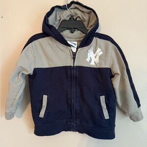 Majestic Navy and Gray Kids Hoodie